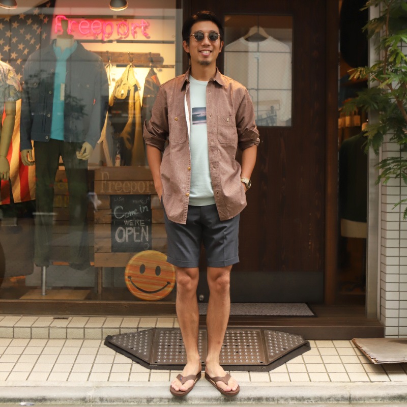 WORKERS Champion Shirt Brown Covert