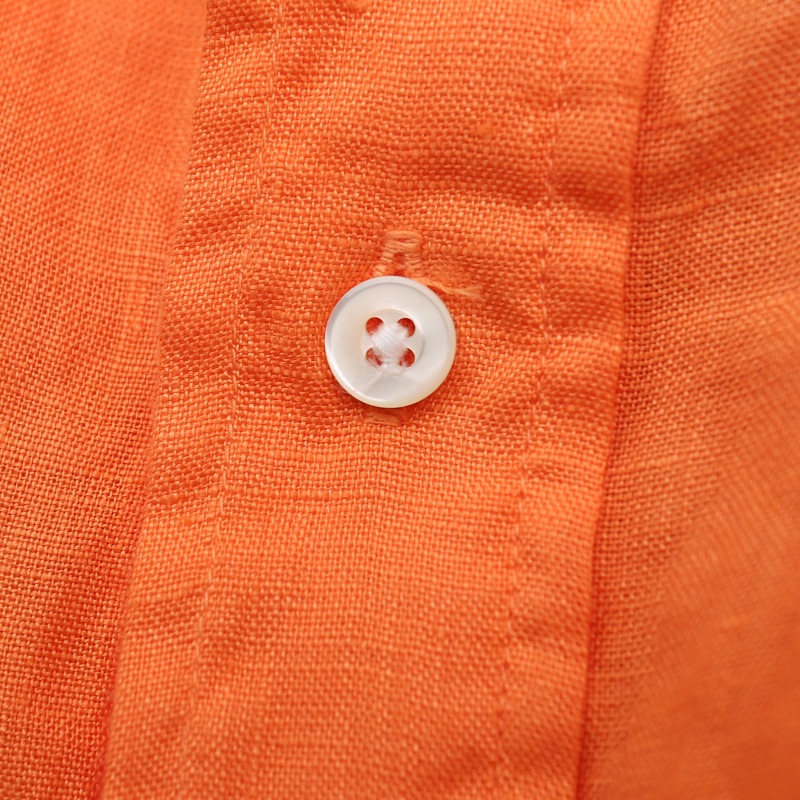 SOUTIENCOL ReMake Polo H Orange CANCLINI LINEN /ƥ󥳥  ᥤݥ  Ⱦµ