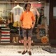 SOUTIENCOL ReMake Polo H Orange CANCLINI LINEN /ƥ󥳥  ᥤݥ  Ⱦµ