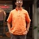 SOUTIENCOL ReMake Polo H Orange CANCLINI LINEN /ƥ󥳥  ᥤݥ  Ⱦµ