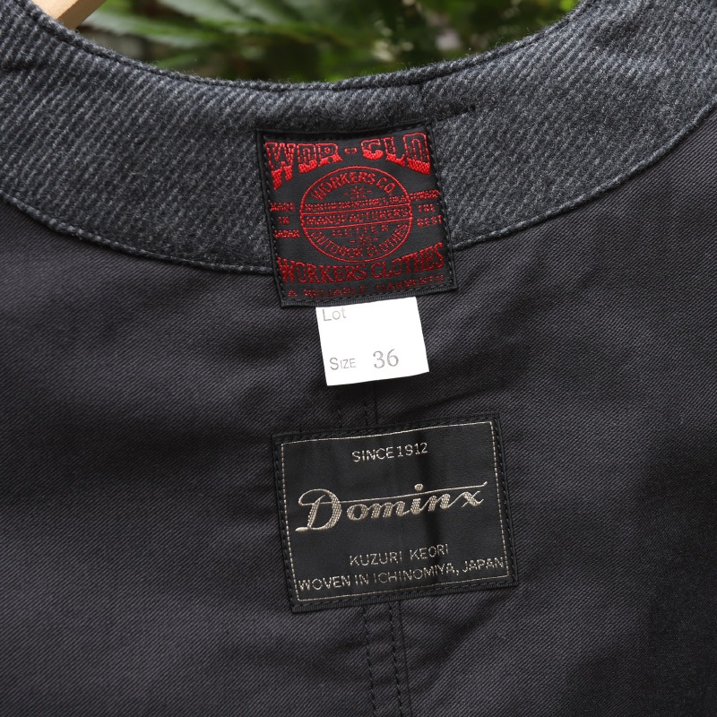 WORKERS/ Cruiser Vest Dominx Double Cloth