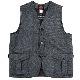 WORKERS/ Cruiser Vest Dominx Double Cloth