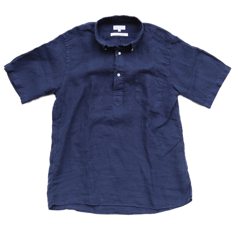 SOUTIENCOL ReMake Polo H Navy CANCLINI LINEN /ƥ󥳥  ᥤݥ  Ⱦµ