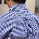 WORKERS/������� Modified BD Shirt Thomas Mason Blue Gingham