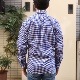 WORKERS/������� Modified BD Shirt Thomas Mason Blue Gingham