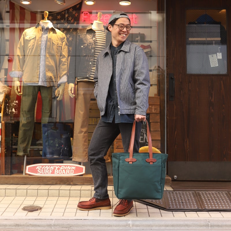FILSON/�ե��륽�� TOTEBAG WITHOUT ZIPPERGREEN (�����ץ�ȡ���)