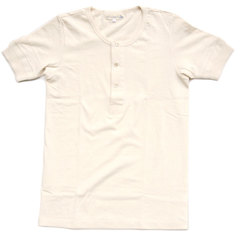 Merz.b.Schwanen ヘンリーネックTシャツ-Freeport 上野御徒町店 直売販売品 Merz b.Schwanen Anatomica 別注 ヘンリーネックTシャツ ポロシャツ
