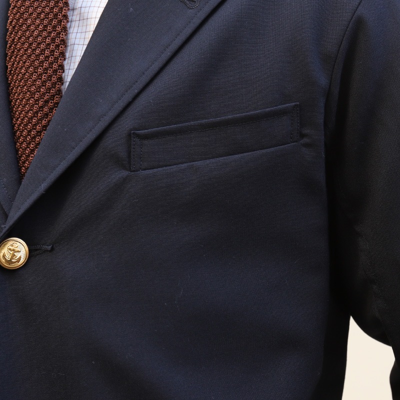 WORKERS/������� Blazer Wool Tropical Dark Navy