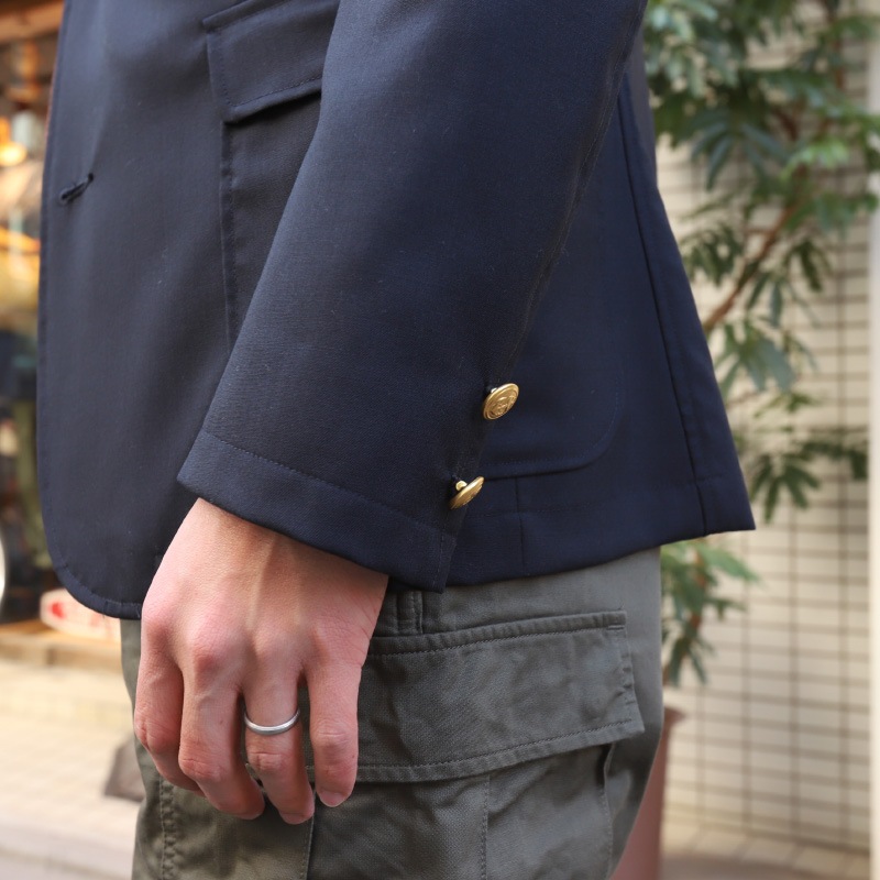 WORKERS/������� Blazer Wool Tropical Dark Navy