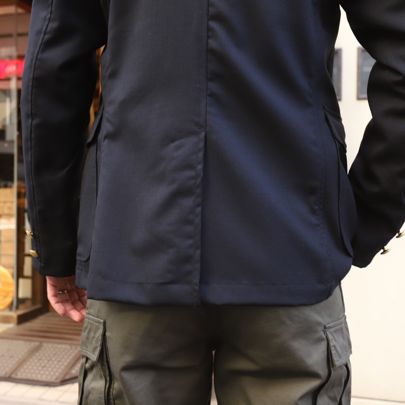 WORKERS/������� Blazer Wool Tropical Dark Navy