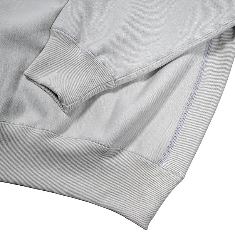 WORKERS/������� Trico Tag Sweat, Crew, White Grey