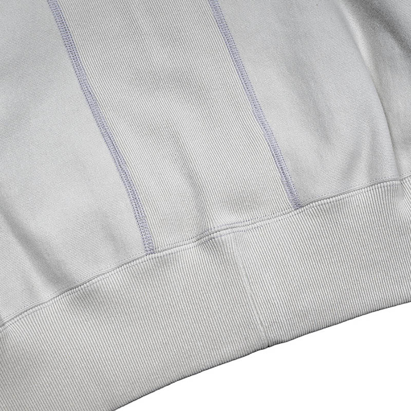 WORKERS/������� Trico Tag Sweat, Crew, White Grey