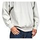 WORKERS/������� Trico Tag Sweat, Crew, White Grey