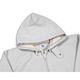 WORKERS/���������Trico Tag Sweat, Full Zip Parka, White Grey