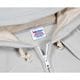 WORKERS/���������Trico Tag Sweat, Full Zip Parka, White Grey