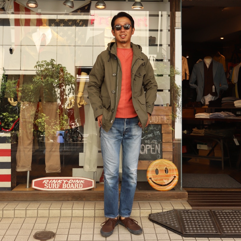 Nigel Cabourn/�ʥ������륱���ܥ� ARMY CREW JERSEY MIX