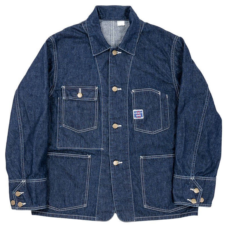 WORKERS/�������SUPER BIG CAT Railroad Jacket, 10 oz Indigo Denim