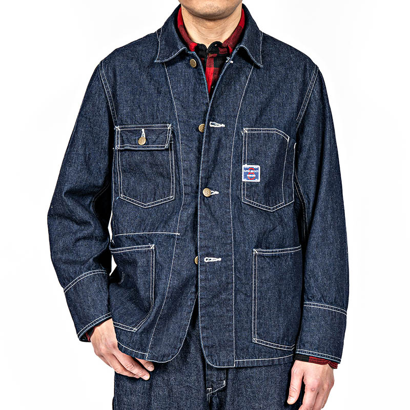 WORKERS/�������SUPER BIG CAT Railroad Jacket, 10 oz Indigo Denim