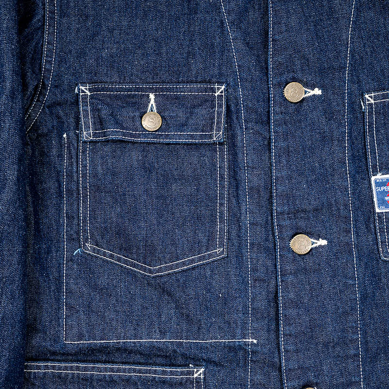 WORKERS/�������SUPER BIG CAT Railroad Jacket, 10 oz Indigo Denim