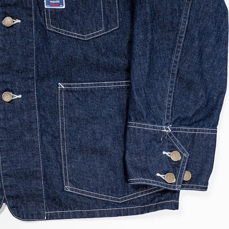 WORKERS/�������SUPER BIG CAT Railroad Jacket, 10 oz Indigo Denim