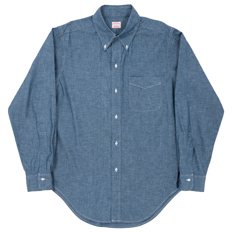 WORKERS/������� 6 Button BD, Chambray
