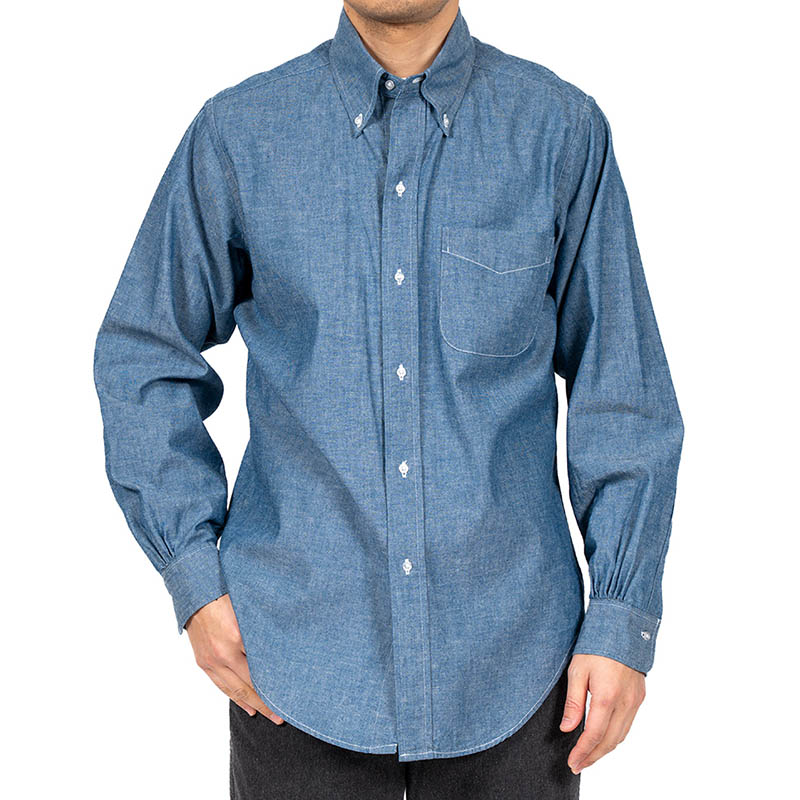 WORKERS/������� 6 Button BD, Chambray