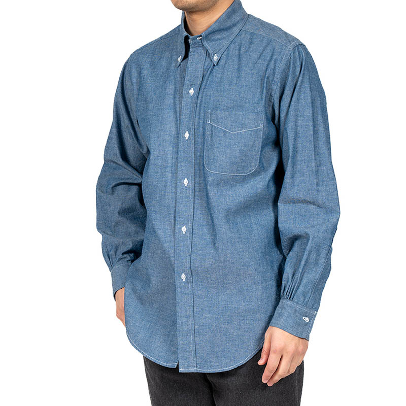WORKERS/������� 6 Button BD, Chambray