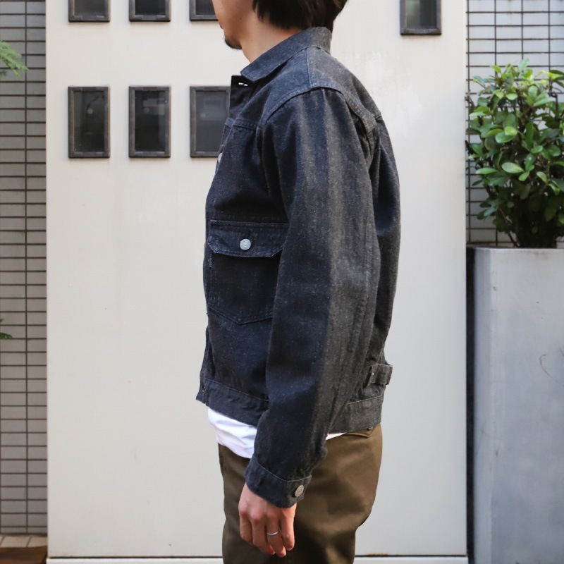 WORKERS 13.75oz Right Hand BLACK Denim Jacket 1st Model/������� G�����