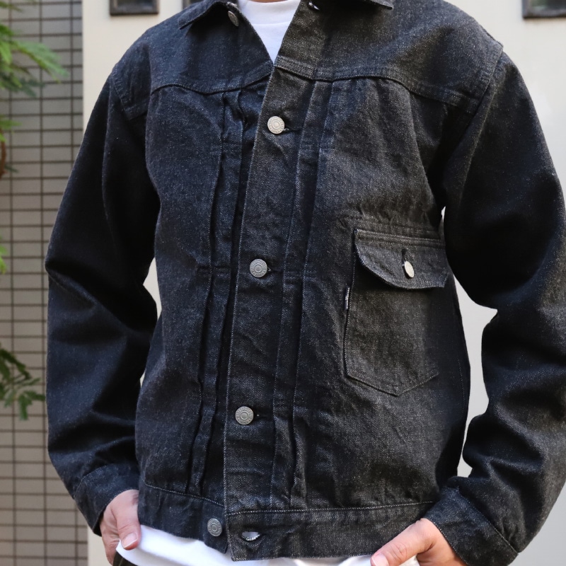 WORKERS 13.75oz Right Hand BLACK Denim Jacket 1st Model/������� G�����
