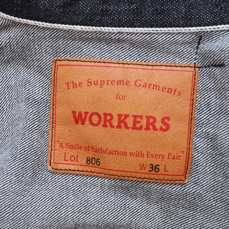WORKERS 13.75oz Right Hand BLACK Denim Jacket 1st Model/������� G�����