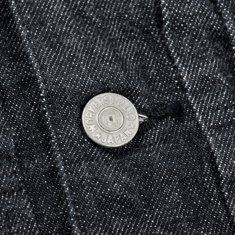 WORKERS 13.75oz Right Hand BLACK Denim Jacket 1st Model/������� G�����