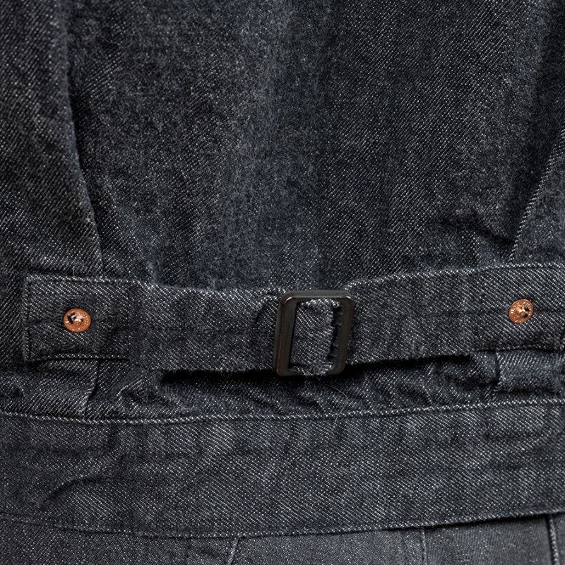 WORKERS 13.75oz Right Hand BLACK Denim Jacket 1st Model/������� G�����
