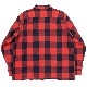 WOKERS/������� Flannel Open Collar Shirt