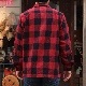 WOKERS/������� Flannel Open Collar Shirt