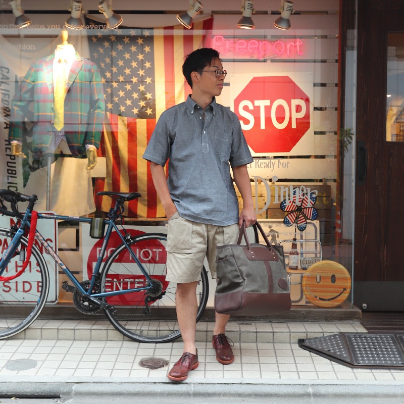 SOUTIENCOL/���ƥ����󥳥� RE MAKE POLO-H Dungaree241039