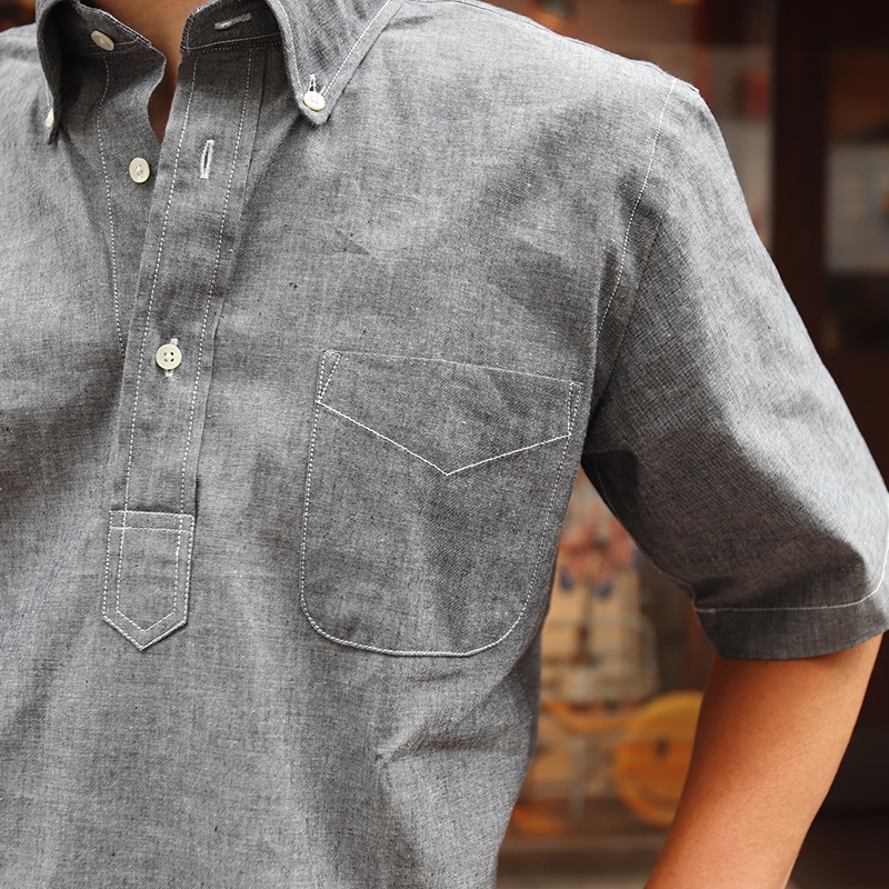 SOUTIENCOL/���ƥ����󥳥� RE MAKE POLO-H Dungaree241039