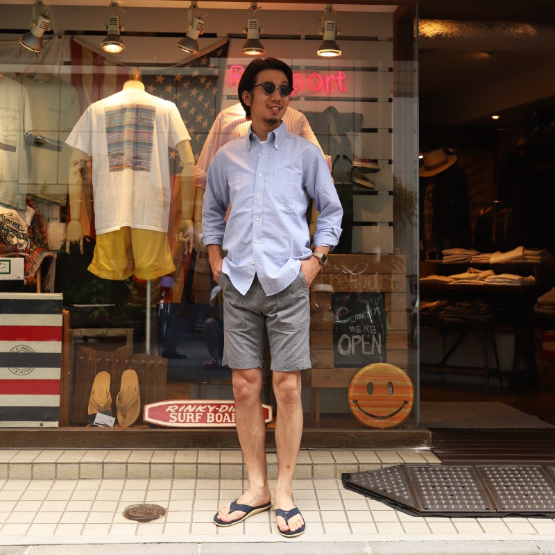 WORKERS Modified BD Shir Solid/������� �ܥ�������󥷥��  ̵��