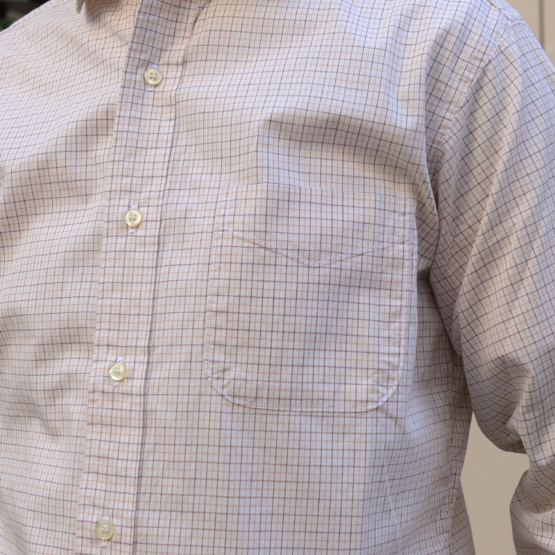 WORKERS/������� Modified Round Collar Shirt