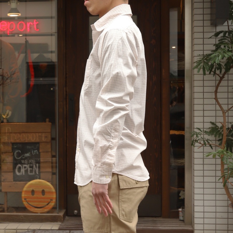 WORKERS/������� Modified Round Collar Shirt