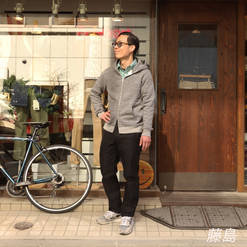 WORKERS/������� Modified Round Collar Shirt