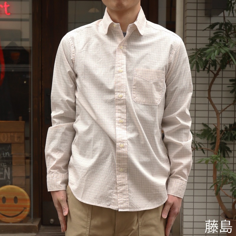 WORKERS/������� Modified Round Collar Shirt