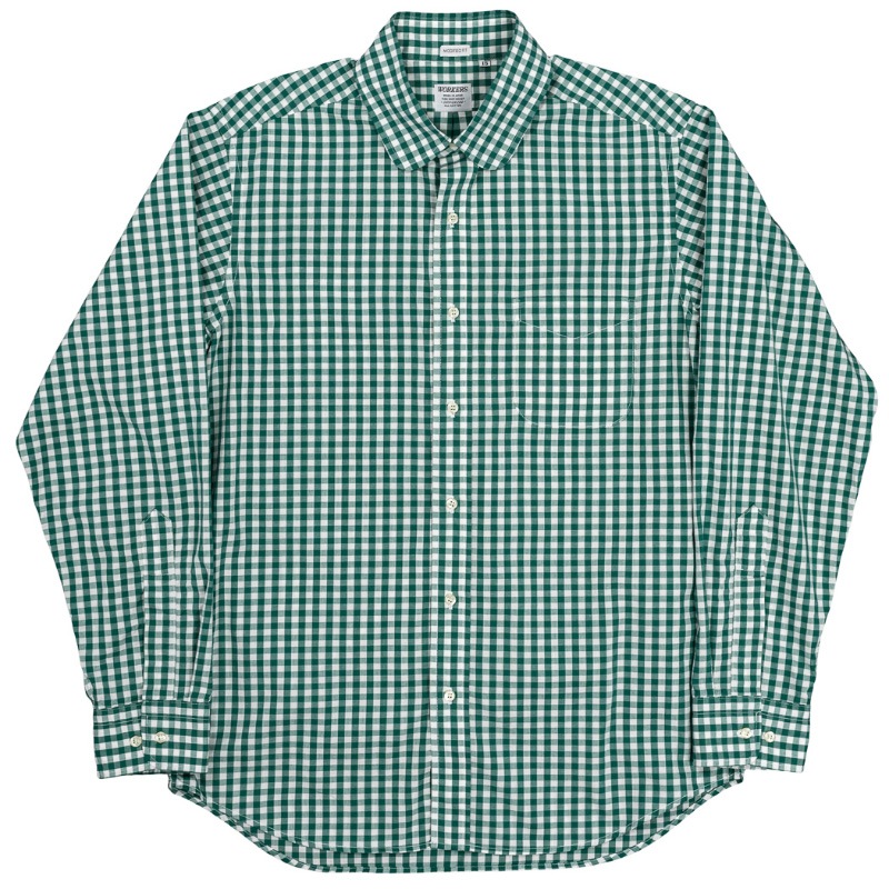 WORKERS/������� Modified Round Collar Shirt