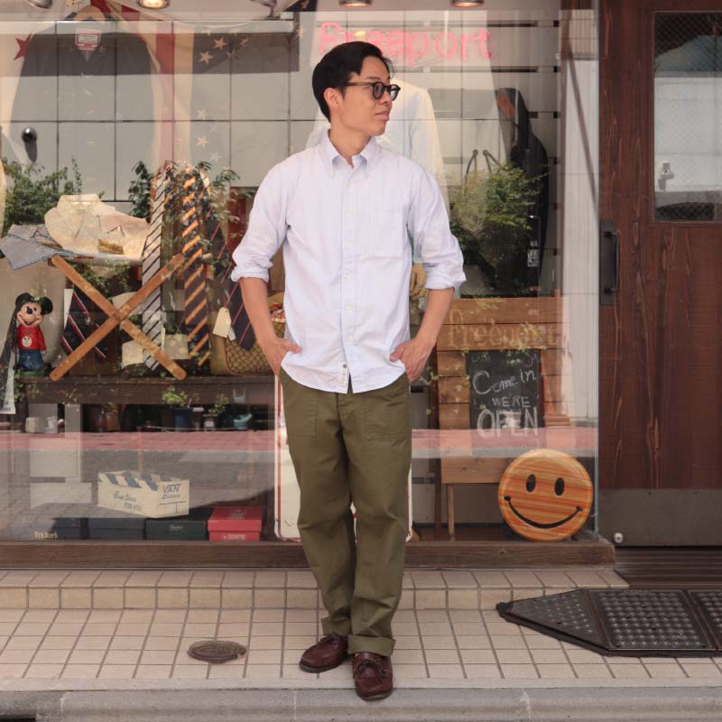 WORKERS/������� Modified IVY shirt  AmericanSeaIslandOX