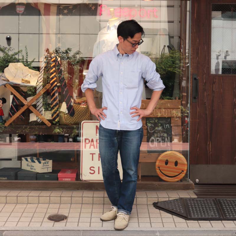 WORKERS/������� Modified IVY shirt  AmericanSeaIslandOX