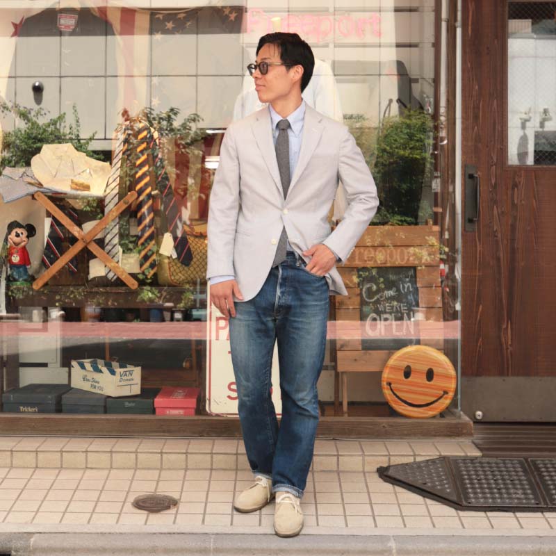 WORKERS/������� Modified IVY shirt  AmericanSeaIslandOX