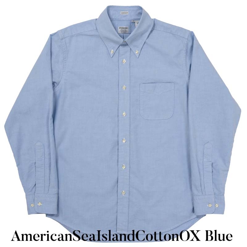 WORKERS/������� Modified IVY shirt  AmericanSeaIslandOX
