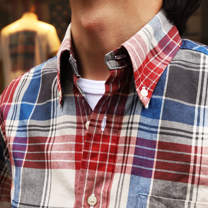 WORKERS Modified BD Shir BigPlaid/������� �ܥ�������󥷥��  �礭�ʳʻҼ�