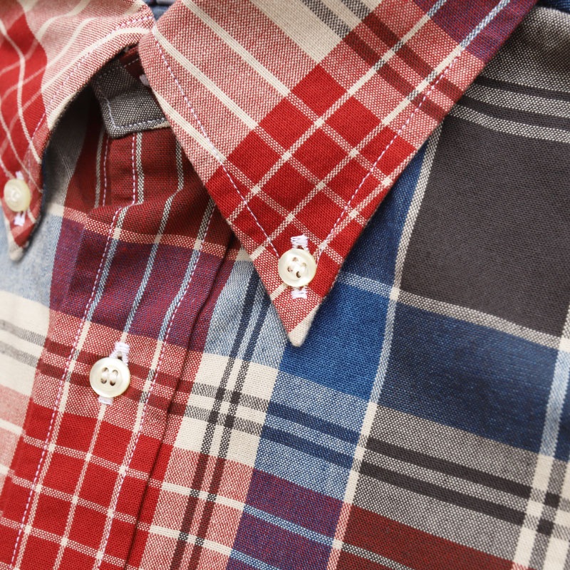 WORKERS Modified BD Shir BigPlaid/������� �ܥ�������󥷥��  �礭�ʳʻҼ�