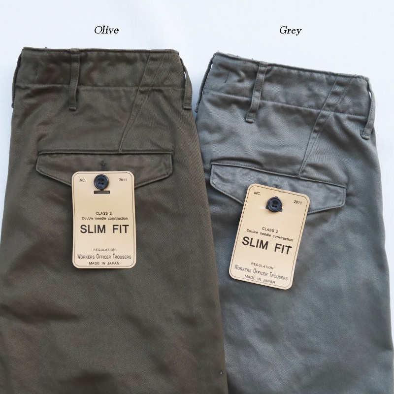 WORKERS Officer TrousersType2  Slim Fit/������� ���ե������ȥ饦���� ���Υѥ�