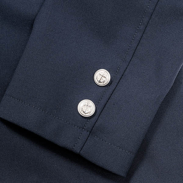WORKERS/�������  Moonglow Blazer, Combat Wool Tropical, Navy